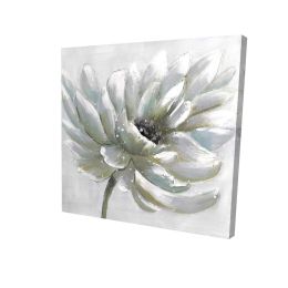 White chrysanthemum - 12x12 Print on canvas