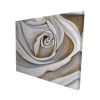 White rose closeup - 16x20 Print on canvas