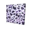 Abstract purple circles - 08x08 Print on canvas