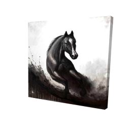 horse in motion - 08x08 Print on canvas