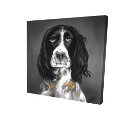 Beautiful english springer spaniel - 08x08 Print on canvas