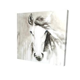 Beautiful abstract horse - 08x08 Print on canvas