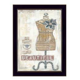 "Beautiful" By Annie LaPoint; Printed Wall Art; Ready To Hang Framed Poster; Black Frame