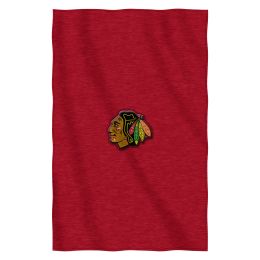 Blackhawks OFFICIAL NHL "Dominate" Sweatshirt Throw Blanket;  54" x 84"