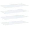 vidaXL Bookshelf Boards 4 pcs White 31.5"x15.7"x0.6" Engineered Wood