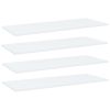 vidaXL Bookshelf Boards 4 pcs White 39.4"x15.7"x0.6" Engineered Wood