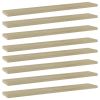 vidaXL Bookshelf Boards 8 pcs Sonoma Oak 23.6"x3.9"x0.6" Engineered Wood