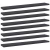 vidaXL Bookshelf Boards 8 pcs Gray 23.6"x3.9"x0.6" Engineered Wood