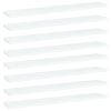 vidaXL Bookshelf Boards 8 pcs White 23.6"x3.9"x0.6" Engineered Wood