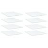 vidaXL Bookshelf Boards 8 pcs White 15.7"x19.7"x0.6" Engineered Wood