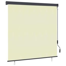 vidaXL Outdoor Roller Blind 66.9"x98.4" Cream