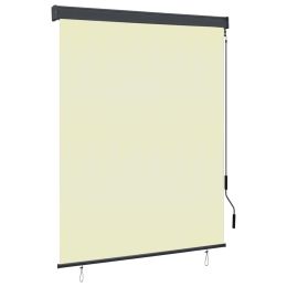 vidaXL Outdoor Roller Blind 55.1"x98.4" Cream