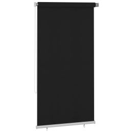 vidaXL Outdoor Roller Blind 47.2"x90.6" Black