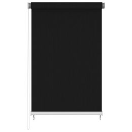 vidaXL Outdoor Roller Blind 63"x90.6" Black