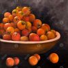 Bowl of cherry tomatoes - 12x12 Print on canvas