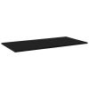 vidaXL Bookshelf Boards 4 pcs Black 31.5"x11.8"x0.6" Engineered Wood