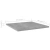 vidaXL Bookshelf Boards 4 pcs Concrete Gray 15.7"x15.7"x0.6" Engineered Wood