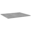 vidaXL Bookshelf Boards 4 pcs Concrete Gray 23.6"x19.7"x0.6" Engineered Wood