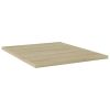 vidaXL Bookshelf Boards 8 pcs Sonoma Oak 15.7"x19.7"x0.6" Engineered Wood