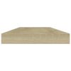 vidaXL Bookshelf Boards 8 pcs Sonoma Oak 15.7"x3.9"x0.6" Engineered Wood