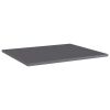 vidaXL Bookshelf Boards 4 pcs High Gloss Gray 23.6"x19.7"x0.6" Engineered Wood