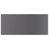 vidaXL Bookshelf Boards 8 pcs High Gloss Gray 31.5"x11.8"x0.6" Engineered Wood