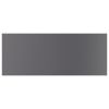 vidaXL Bookshelf Boards 4 pcs High Gloss Gray 39.4"x15.7"x0.6" Engineered Wood