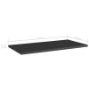 vidaXL Bookshelf Boards 8 pcs High Gloss Black 23.6"x11.8"x0.6" Engineered Wood