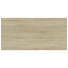 vidaXL Bookshelf Boards 4 pcs Sonoma Oak 39.4"x19.7"x0.6" Engineered Wood