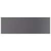 vidaXL Bookshelf Boards 4 pcs High Gloss Gray 23.6"x7.9"x0.6" Engineered Wood