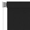 vidaXL Outdoor Roller Blind 39.4"x55.1" Black