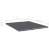 vidaXL Bookshelf Boards 4 pcs High Gloss Gray 15.7"x19.7"x0.6" Engineered Wood