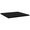 vidaXL Bookshelf Boards 4 pcs Black 15.7"x15.7"x0.6" Engineered Wood