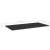 vidaXL Bookshelf Boards 8 pcs High Gloss Black 31.5"x7.9"x0.6" Engineered Wood