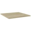 vidaXL Bookshelf Boards 4 pcs Sonoma Oak 15.7"x15.7"x0.6" Engineered Wood