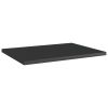 vidaXL Bookshelf Boards 4 pcs High Gloss Black 15.7"x11.8"x0.6" Engineered Wood