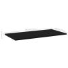 vidaXL Bookshelf Boards 4 pcs Black 31.5"x15.7"x0.6" Engineered Wood