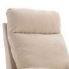 JiaDa Upholstered Recliner and Swivel Glider.Rocking Chair for Nursery in Misty Grey.Modern Style One Left Bag