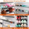 10 Tier Over The Door Shoe Rack Organizer Holder Hanging Storage Shelf for Closet Pantry Space Saver