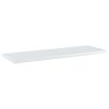 vidaXL Bookshelf Boards 4 pcs High Gloss White 23.6"x7.9"x0.6" Engineered Wood