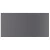 vidaXL Bookshelf Boards 4 pcs High Gloss Gray 15.7"x7.9"x0.6" Engineered Wood