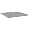 vidaXL Bookshelf Boards 8 pcs Concrete Gray 15.7"x15.7"x0.6" Engineered Wood