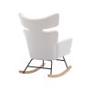 COOLMORE Fish Tail Living Room Comfortable Rocking Chair Living Room Chair