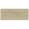 vidaXL Bookshelf Boards 4 pcs Sonoma Oak 39.4"x15.7"x0.6" Engineered Wood