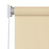 vidaXL Outdoor Roller Blind Cream 31.5"x55.1" HDPE