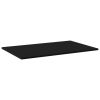 vidaXL Bookshelf Boards 4 pcs Black 31.5"x19.7"x0.6" Engineered Wood