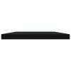 vidaXL Bookshelf Boards 4 pcs Black 39.4"x7.9"x0.6" Engineered Wood