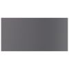 vidaXL Bookshelf Boards 8 pcs High Gloss Gray 31.5"x15.7"x0.6" Engineered Wood