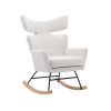 COOLMORE Fish Tail Living Room Comfortable Rocking Chair Living Room Chair