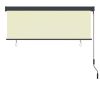 vidaXL Outdoor Roller Blind 63"x98.4" Cream